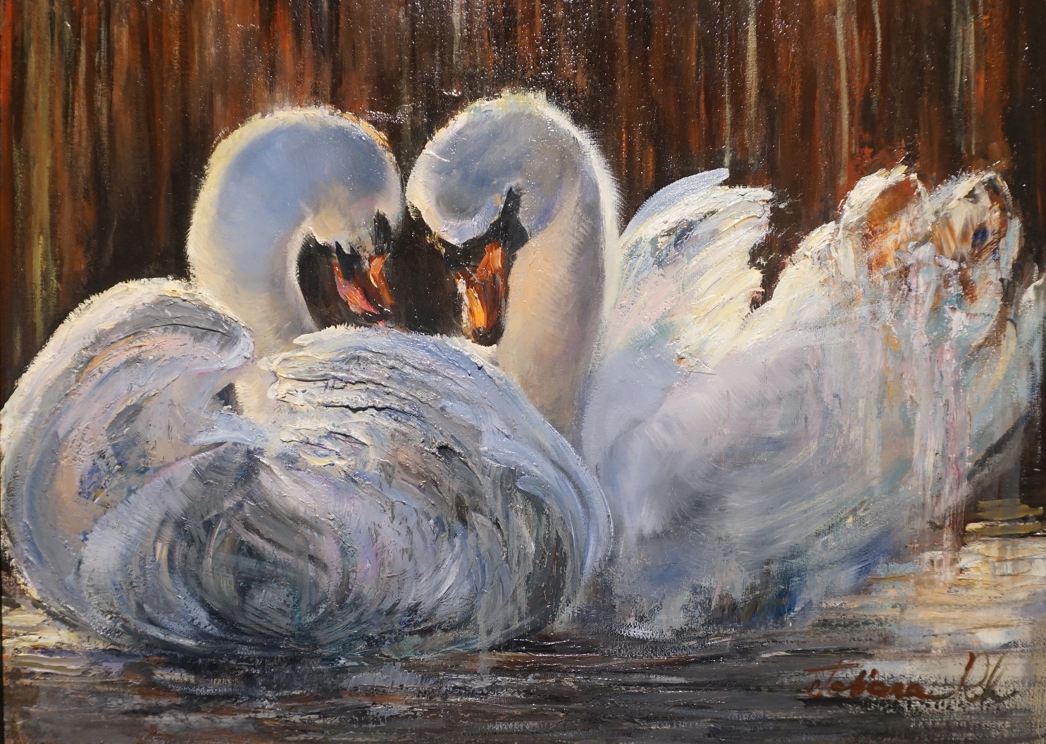 Swans  by Tatiana Rhinevault - Click for Details