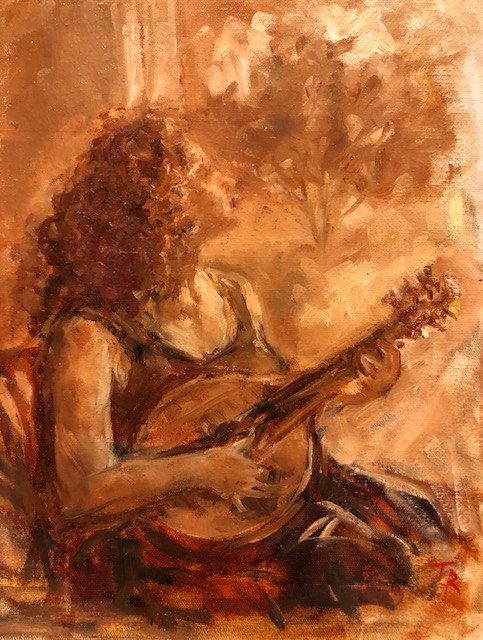 Anna with Mandolin 