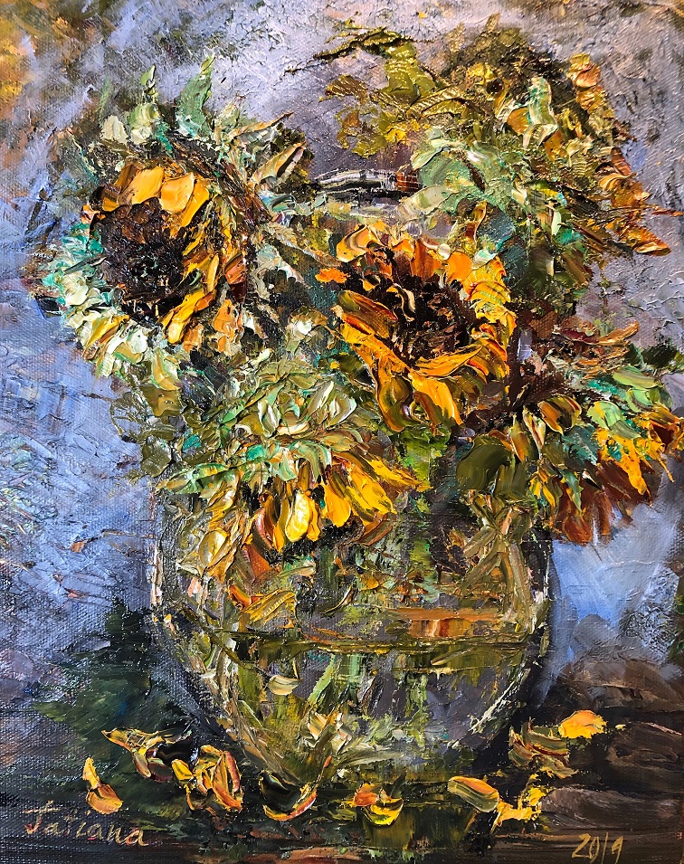 Sunflowers by Tatiana Rhinevault - Click for Details