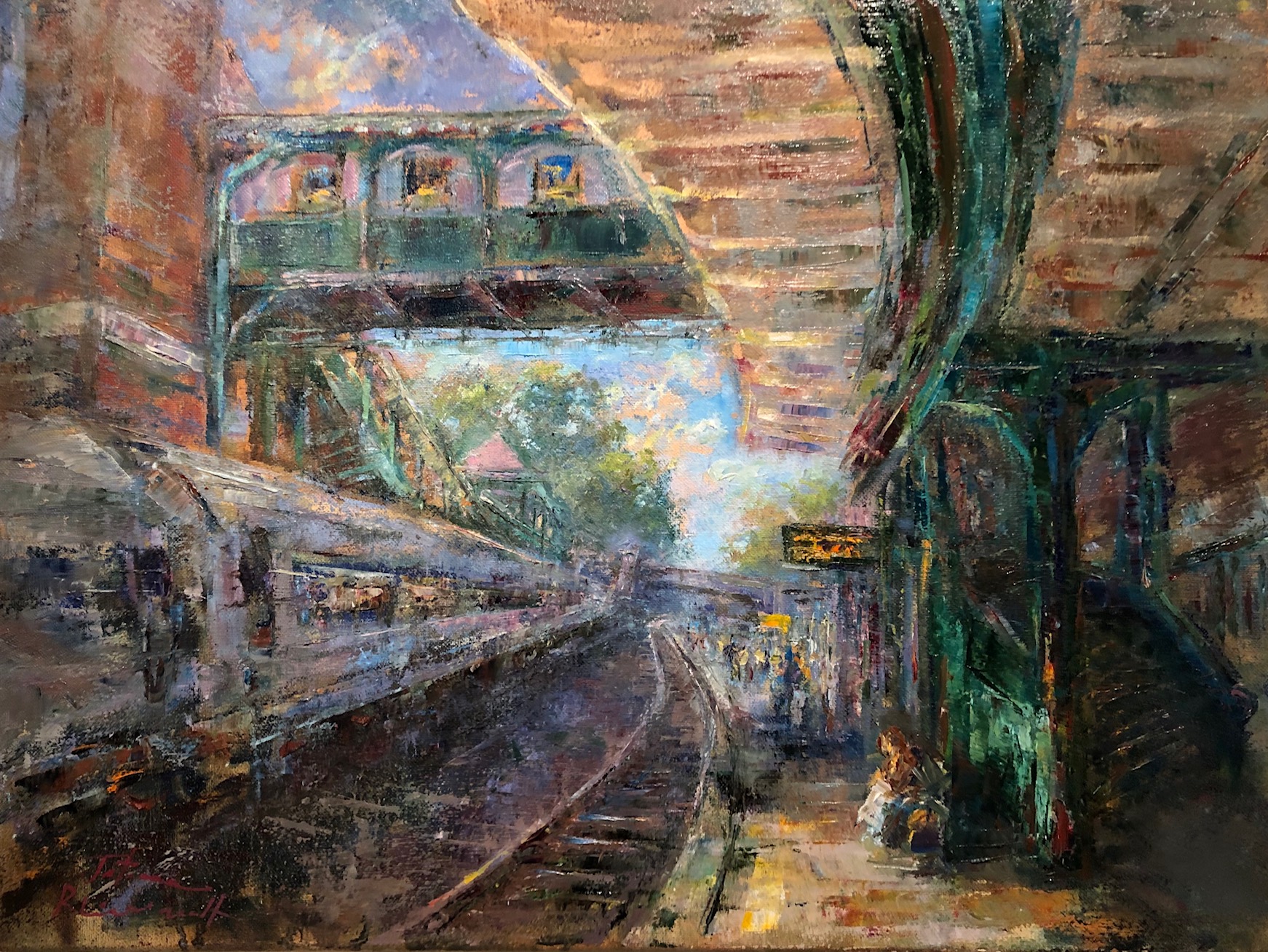 Poughkeepsie Station  by Tatiana Rhinevault - Click for Details